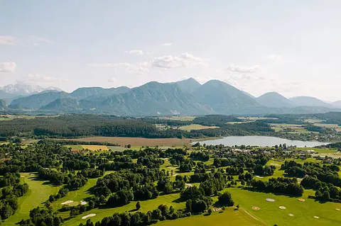 Golfpark Klopeiner See am Turnersee — 18-Loch Panorama mit Karawanken
